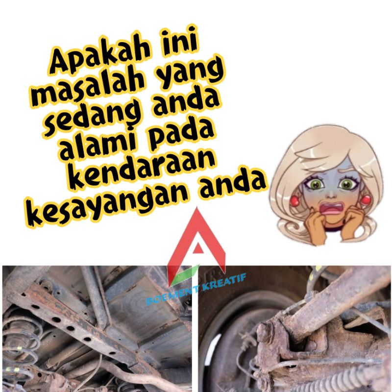 Anti Karat Mobil / Penghilang Karat Mobil / Flingkot / Peredam suara mobil / Peredam getaran