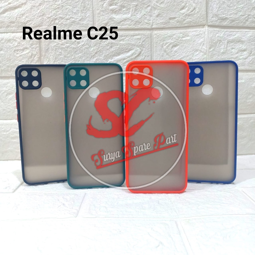 Case Realme C25 C25S - Slim Case Fuze Dove Realme C20 C21 - SC