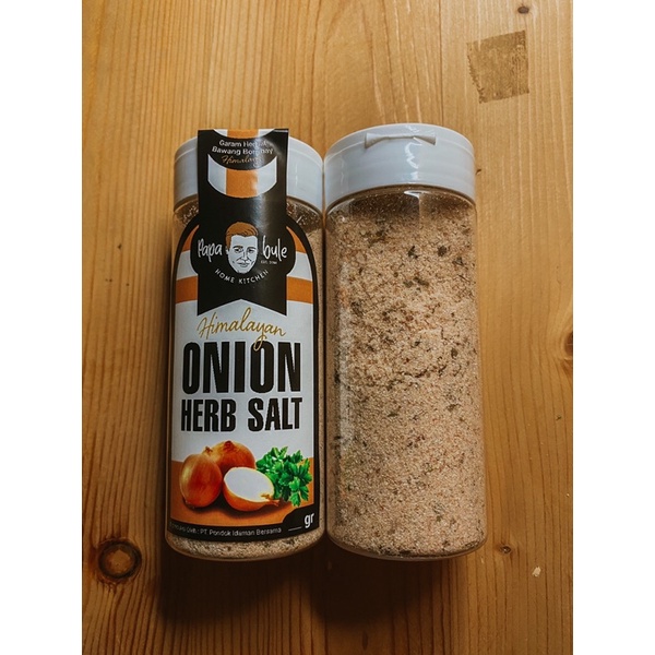 

Onion salt seasoning garam himalayan bawang bombay herbs based papabule 150gram