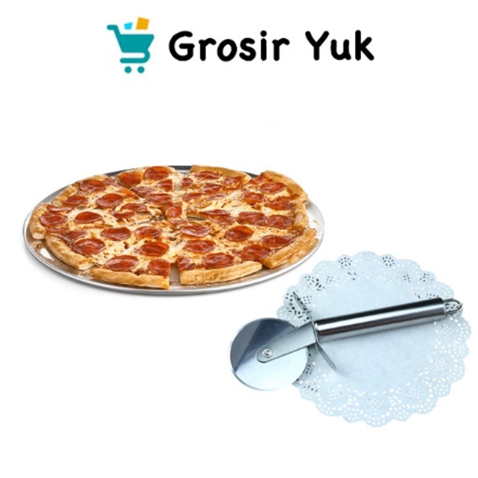 

Pisau Pizza Roda Pizza Cutter Stainless