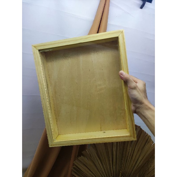 FRAME BINGKAI MAHAR KAYU UKURAN 25x30 CM