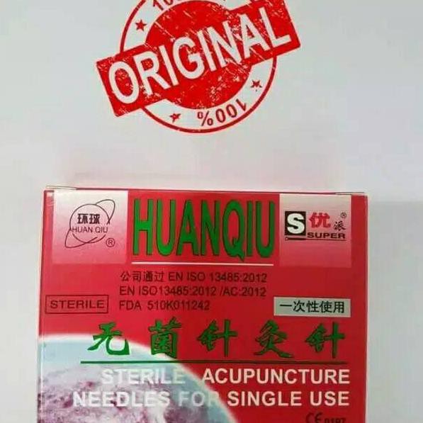 ➩ Jarum Akupunktur / Akupuntur Merk Huanqiu Super (Tulisan Hijau) ☈