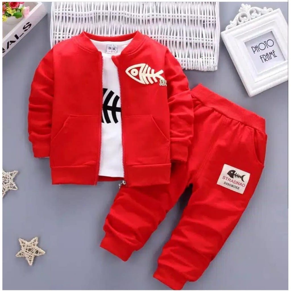 STELAN ANAK LAKI LAKI TERBARU JAKET IWAK 1-5 TAHUN