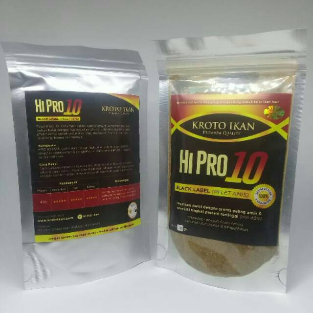 Pelet AMIS Extreme HiPro10 - Black Label dr Kroto Ikan