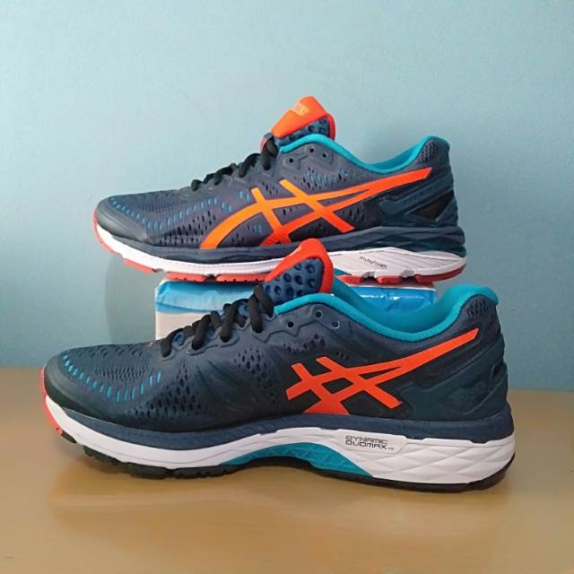 Sepatu Voli Pria Asics Gel Kayano 23 Navy Orange