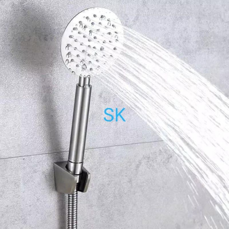 Termurah Hand Shower Mandi Set Lengkap Selang Shower &amp; Bracket - Shower Mandi Set Terlengkap