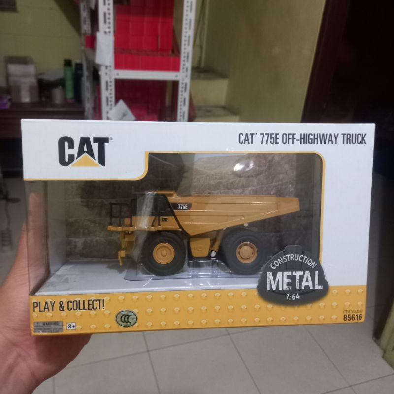 DIECAST MINIATUR ALAT BERAT CATERPILLAR CAT 775E DUMP TRUCK TAMBANG TRUK KONSTRUKSI DIECAST MASTERS