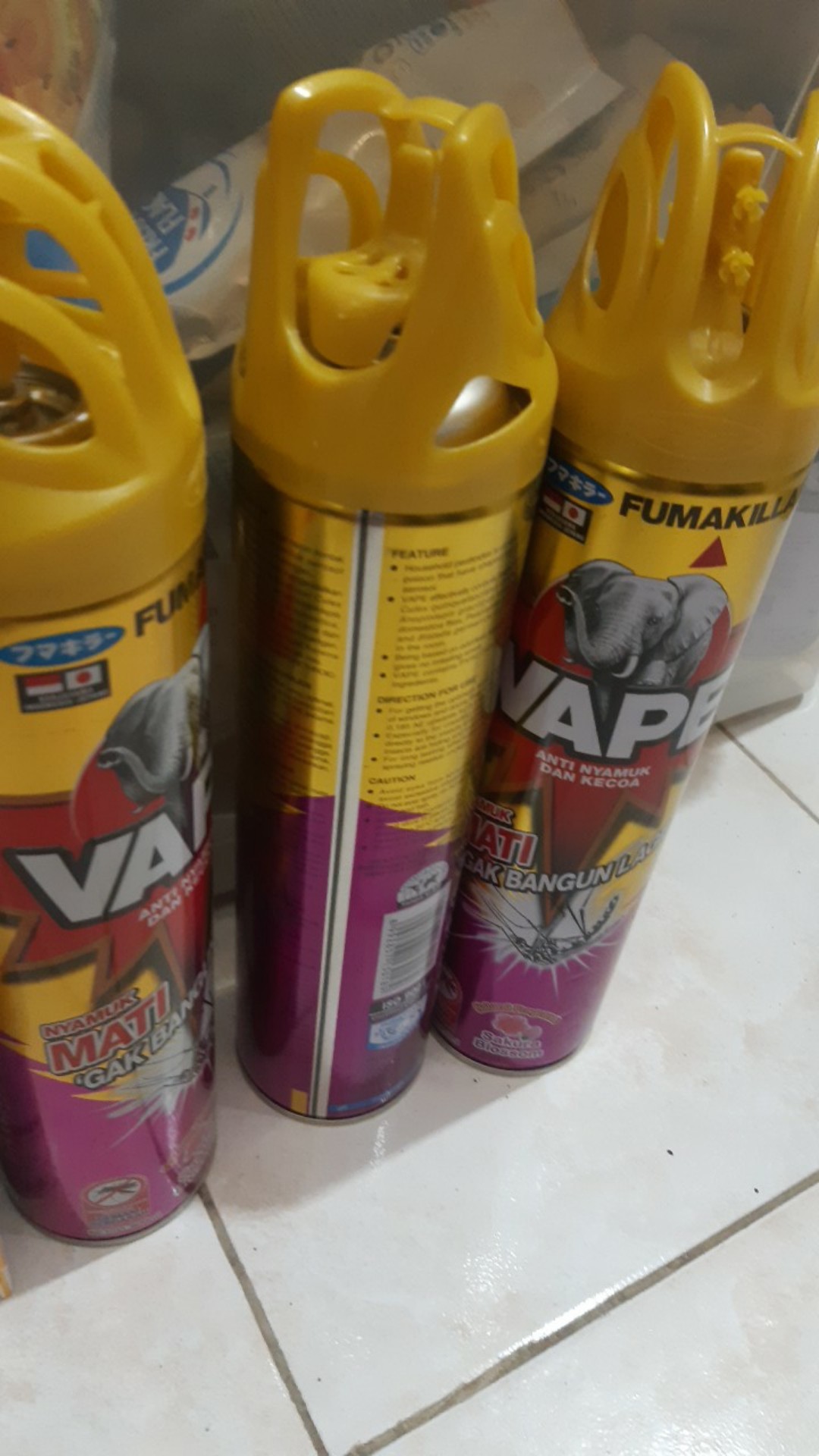 Vape Plus Obat Nyamuk Spray Fumakilla Orange/sakura Bloosom 500ml