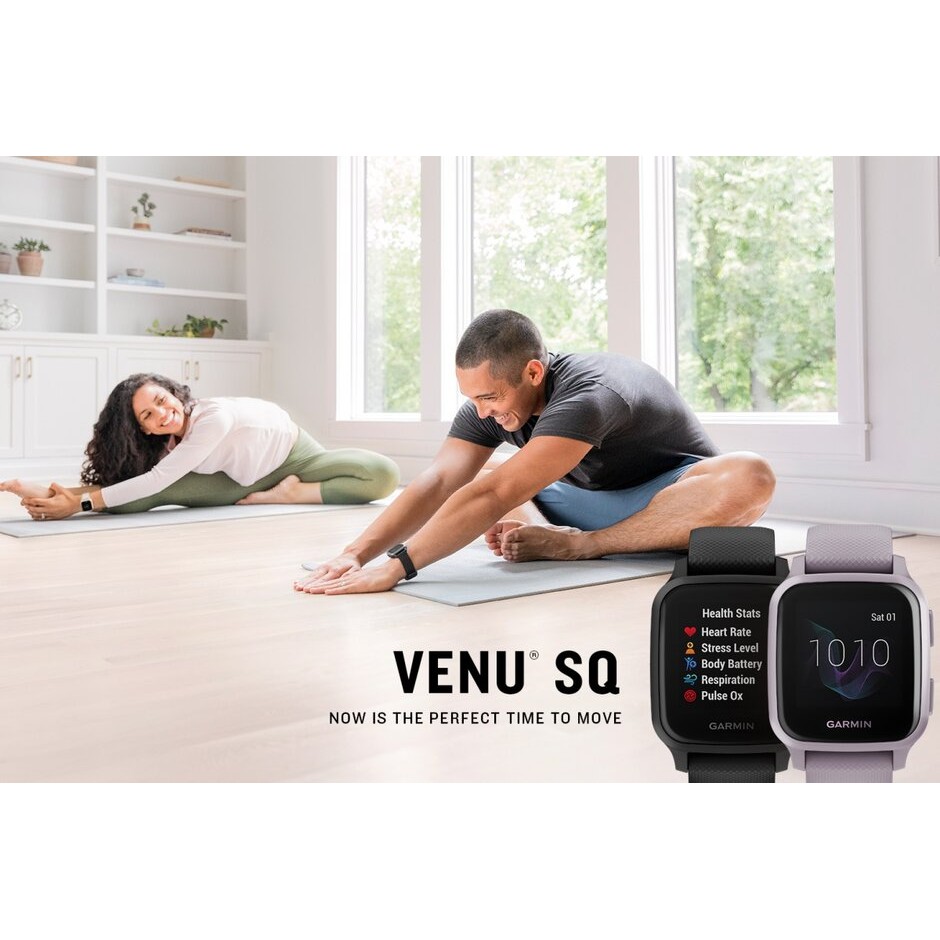 Garmin Venu SQ MUSIC Square GPS Smartwatch Garansi Resmi TAM 2 Tahun