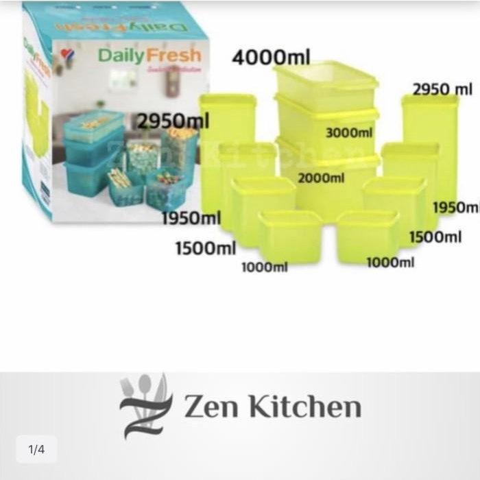 Toples | Toples 1 Set Daily Fresh Model Tupperware