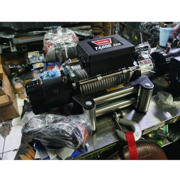 Mzb-457 Winch Warn Tabor 12000Lbs Winch Warn Tabor 12K Daya Tarik 6