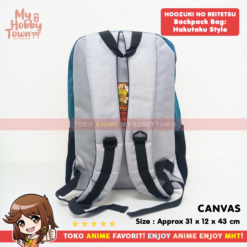 Tas Backpack Ransel Anime Hoozuki no Reitetsu : Hakutaku Style