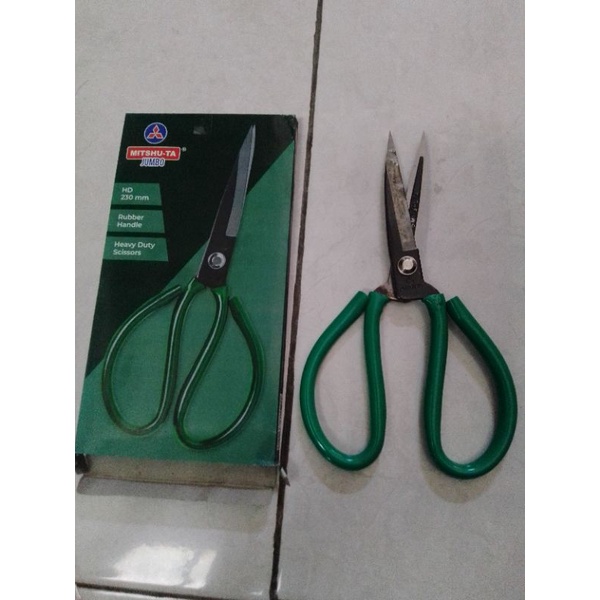 

Gunting JUMBO Merk “MITSHU-TA”, gunting kain, gunting jahit, gunting benang, gunting potong,