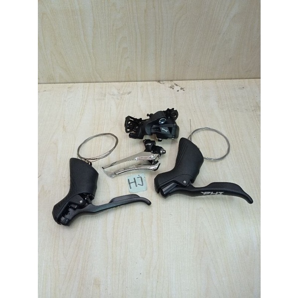 Groupset Mini Sensah PHI 2x10 speed Compatible Brifter RD FD Roadbike Balap 2 x 10 speed