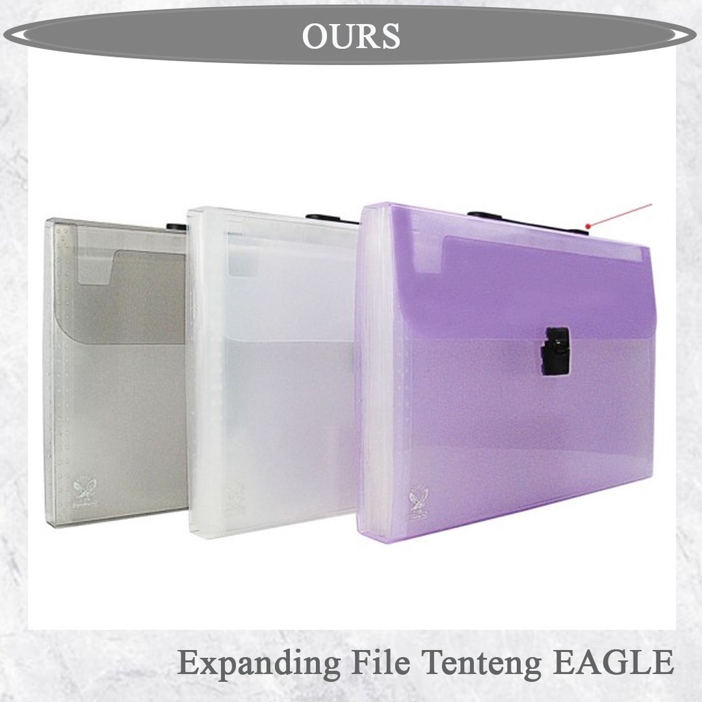 

EAGLE E 338 Expanding File Tenteng F49Folio) 13 Sekat Dengan Smart Push Lock
