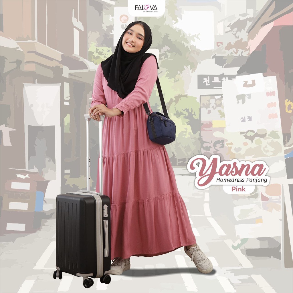 Homedress Panjang Yasna Mom Falova