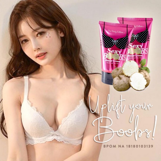 [PRIVASI PRODUK] SEXY BOOBS by BODY CULTURE ORIGINAL BPOM CREAM PAYUDARA