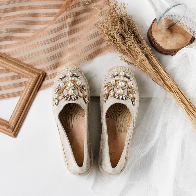 Kora Espadrilles (Beige)