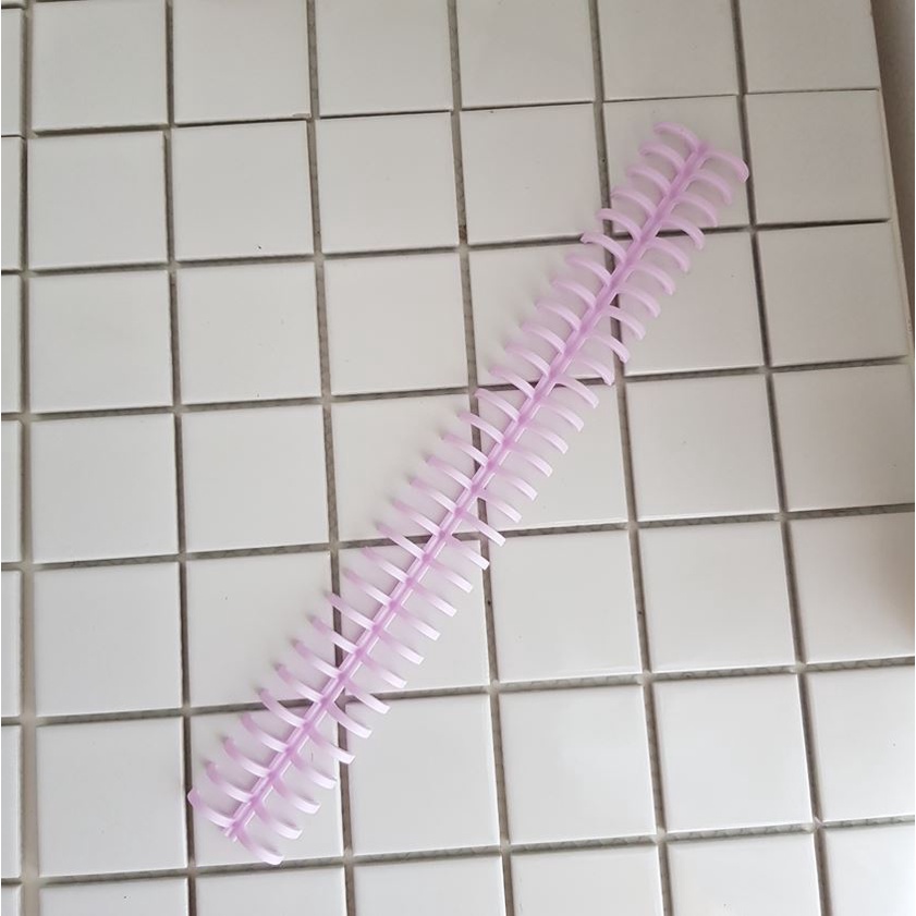 

Ring Flashee Binder DIY Spiral Binder Strip Loose Leaf Binding Strip Ungu Lilac