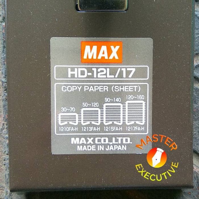

Dijual Max JAPAN Hekter HD 12L 17 Kapasitas 30 160 Lembar Stapler HD12L17 Murah