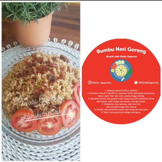 

Bumbu Nasi Goreng Instant 300gr tanpa MSG dan Pengawet