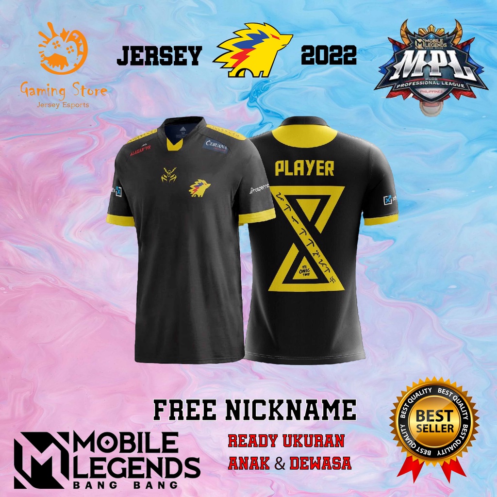 Jersey Kaos Baju ONIC PH 2022 TERBARU