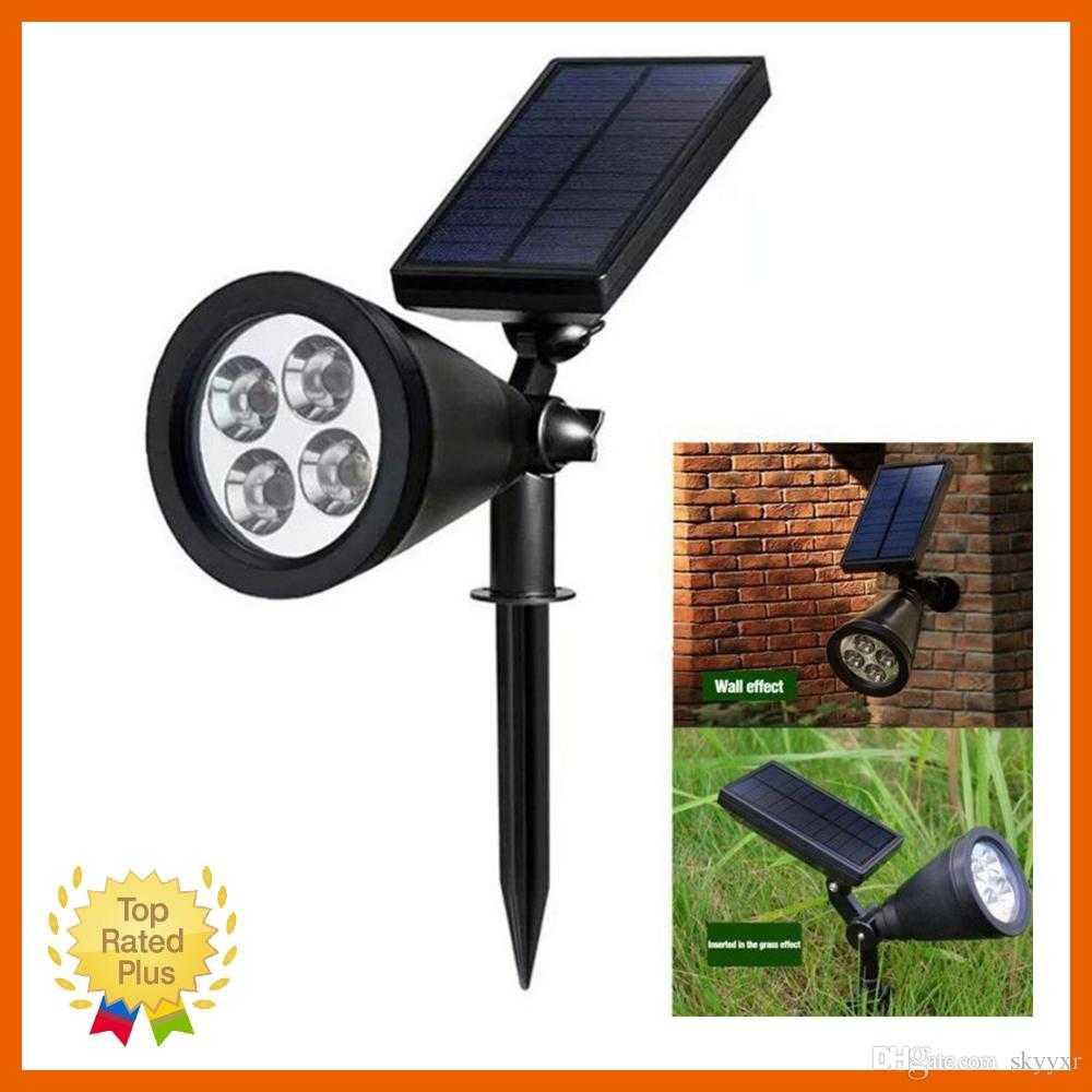 Lampu Taman Energi Solar Panel 4 LED ( Mughnii )