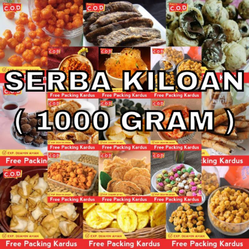 

Snack cemilan kue kering serba kiloan 1000 gram