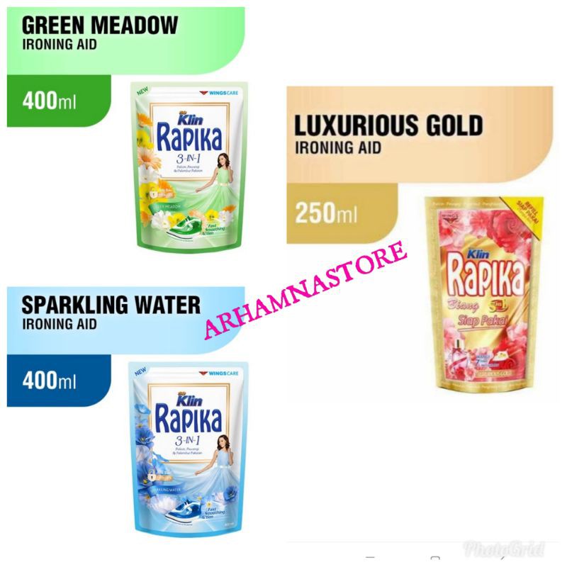 RAPIKA Sakura/Lavender/Sparkling Water Pouch 250ml/400ml