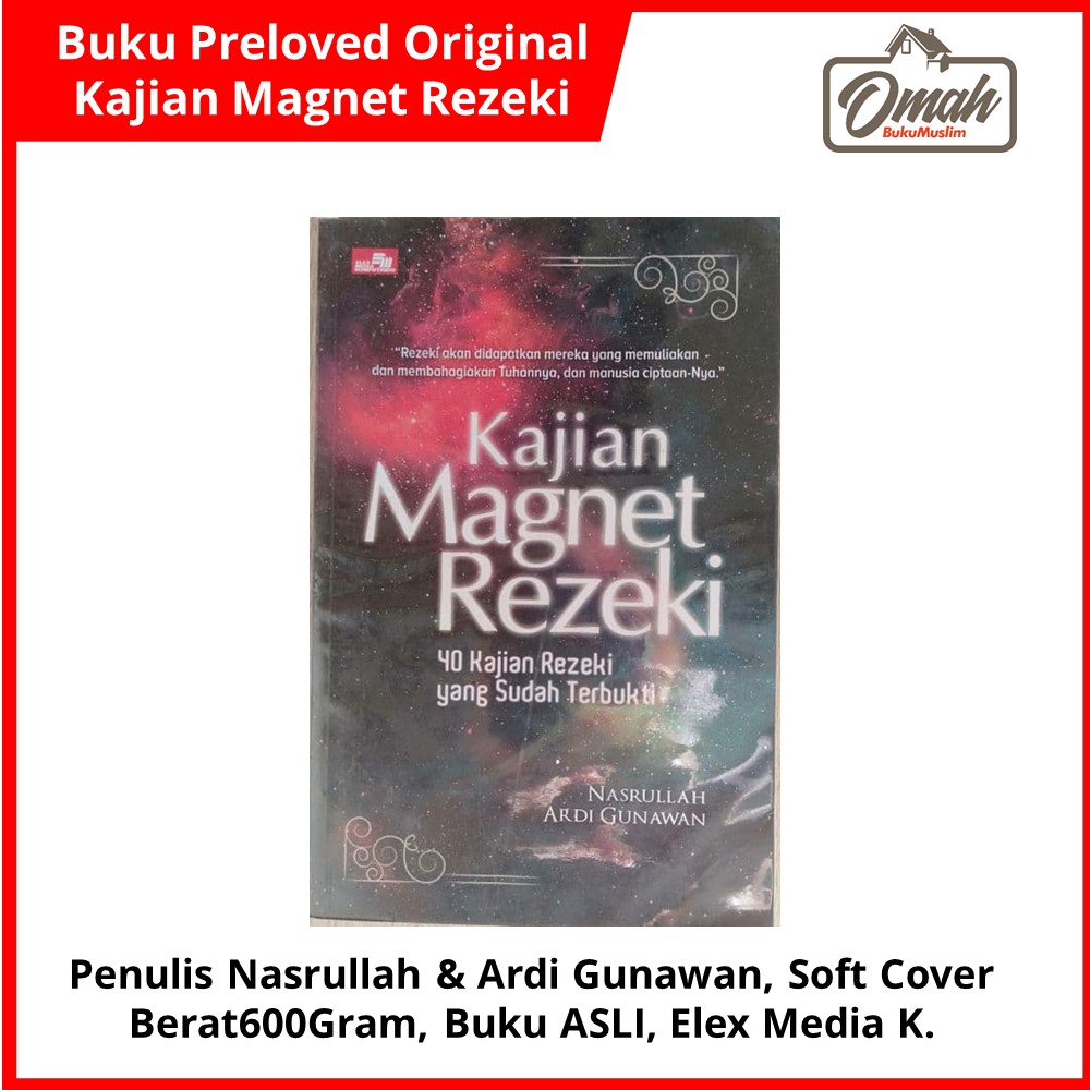 Jual Buku Original Preloved Dari Kajian Magnet Rezeki By Nasrullah