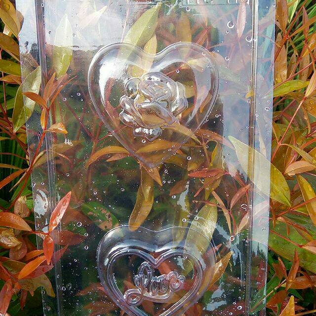 Cetakan coklat love mawar cetakan hati besar cetakan coklat praline hati mawar besar