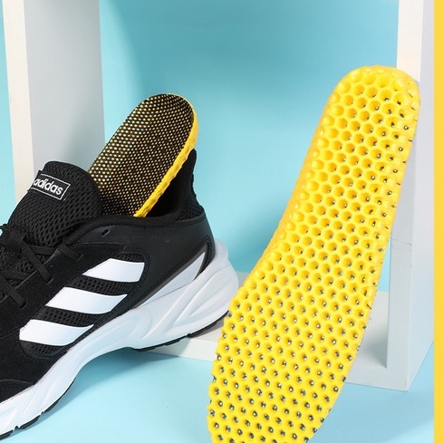 Rhodey Insole Anti Bau Alas Sepatu lebih nyaman dari Standar bawaan sepatu normal untuk Pria dan Wanita sepatu sport Man Women Insoles For Shoes Stretch Breathable Deodorant Running Cushion Insoles For Feet Orthopedic Pad Memory Foam Insole