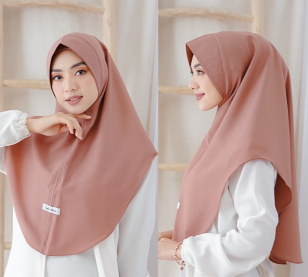 Khimar Bergo HIjab Instant Jilbab Maryam Kerudung Amoora FH