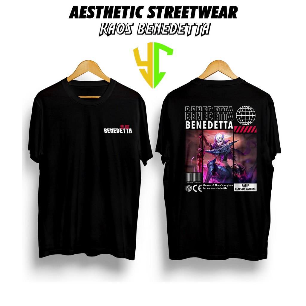 YC Kaos StreetWear Hero ML (BENEDETTA COLLECTOR) Bisa Request Hero, Kaos Pendek Pria Kaos Premium Ka