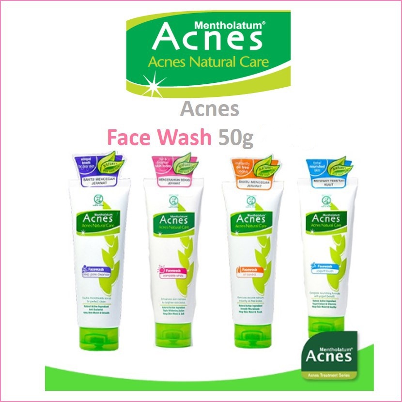 ACNES Natural Care Facial Wash 50g