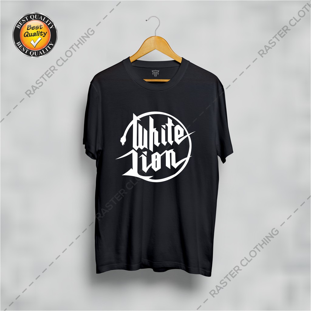 Kaos Band White Lion Logo