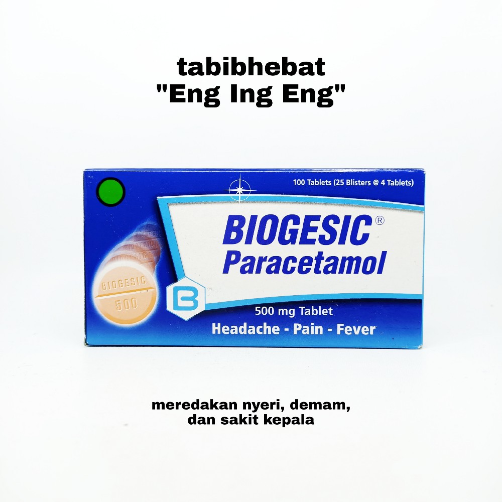 Biogesic Paracetamol Box