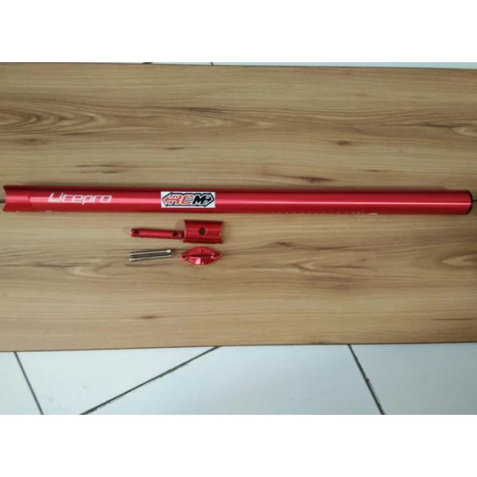 SEATPOST SEAT POST TIANG DUDUKAN SADEL SEDEL SADDLE JOK SEPEDA LIPAT LITEPRO LITE PRO SEPEDA LIPAT DAHON TERN SELI FOLDING TRIFOLD ALLOY ULTRALIGHT ALMUNIUM CNC DIA A61 33.9 X PNJ 600MM