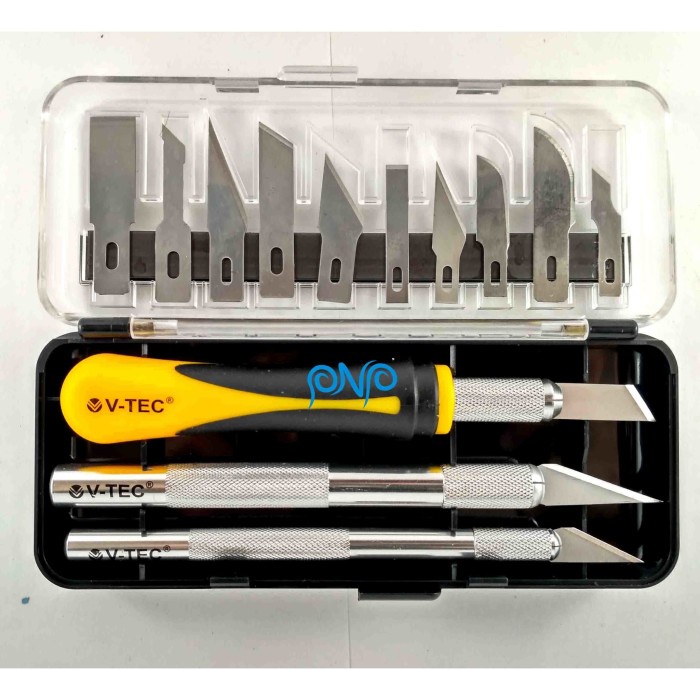 

UKIR-ALAT- V TEC 310 SET / CRAFT KNIFE / CUTTER PEN / PISAU UKIR/ ART -ALAT-UKIR.