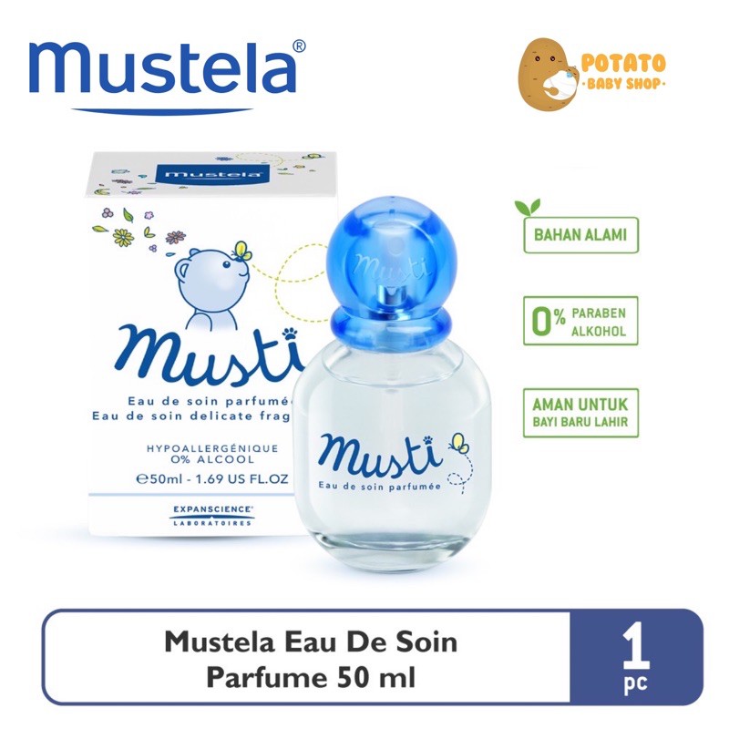 Mustela Musti Eau De Soin Delicate Fragrance 50ml / Parfum bayi