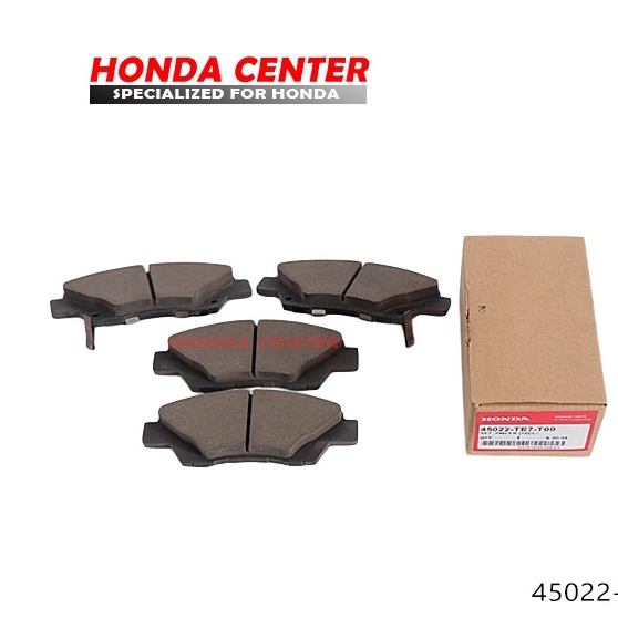 kampas rem brake pad depan jazz s rs GE8 GK5 city gm2 gm6 city hatchback  2008 2009 2010 2011 2012 2013 2014 2015 2016 2017 2018 2019 2020 2021 2022 civic ferio 1996 1997 1998 1999 2000 civic vti 2001 2002 20003 2004 2005 stream 1700cc mobilio