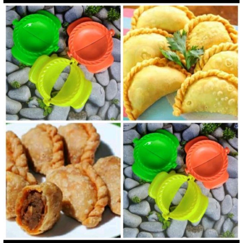 1 SET 3 PCS Cetakan kue pastel  Abon Jalangkoye Dumpling Gyoza Pangsit ukuran 10cm 7cm 5cm