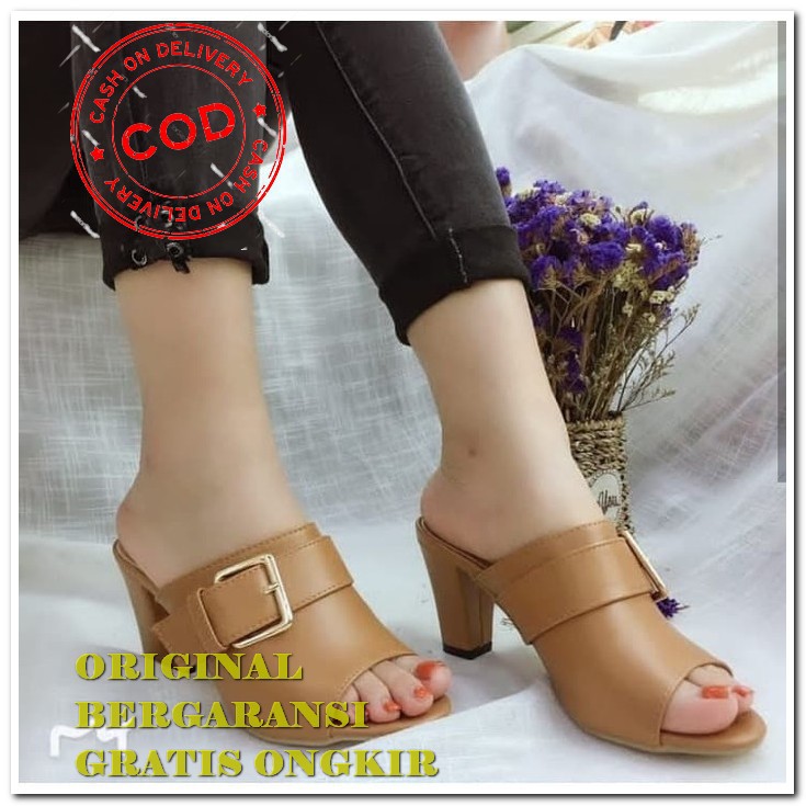 High Heals Wanita Hak Tahu Glitar Gold - Gold, 36 Ej785 Obral T U QF983 Gesper Dv Sp12 - Cokelat, 36