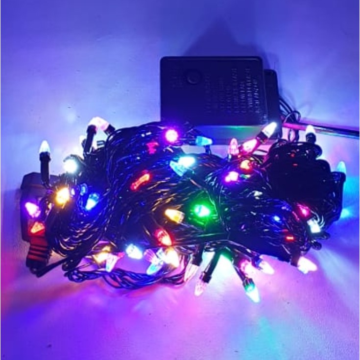 CJ-5005 Lampu Hias Tumblr 80Led Lancip 8,5mtr RGB 7 Warna