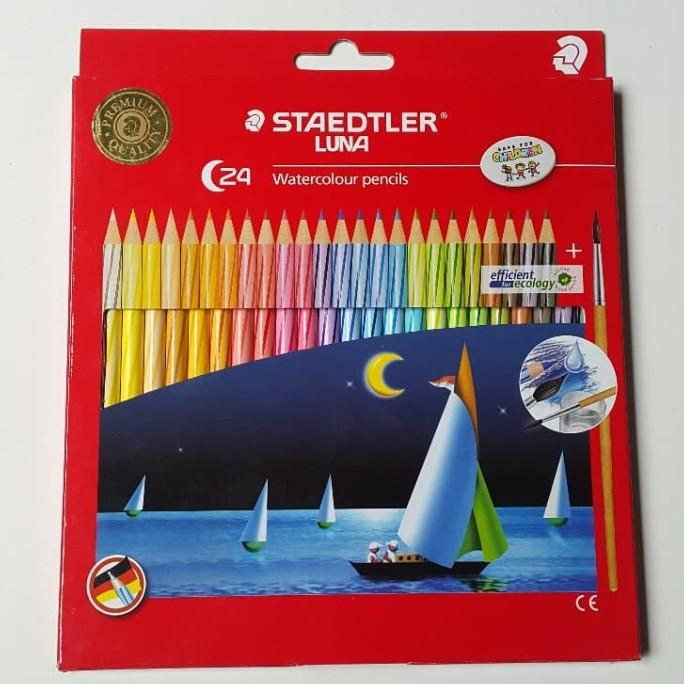 

(BISA COD) PENSIL WARNA LUNA WATERCOLOUR PENCILS ISI 24 CUCI GUDANG Kode 613