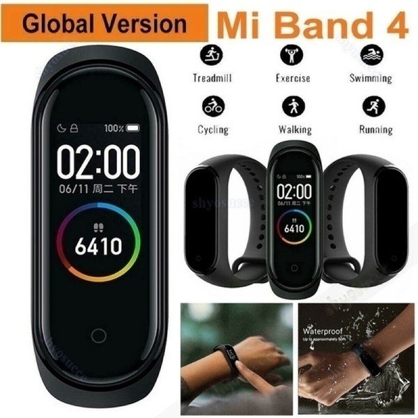 ORIGINAL Jam Tangan Xiaomi Mi Band 4 Bluetooth 5.0 Music Smart Watch Bracelet
