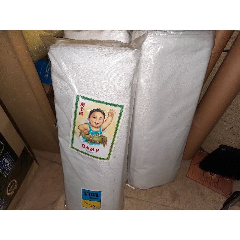 (TERLARIS) KAIN BLACU PUTIH BERAS