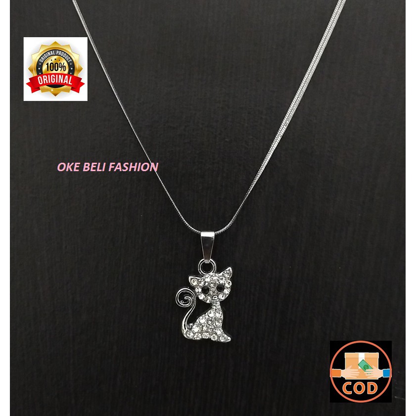 SpringS NEWAccesories kalung liontin fashion wanita real pick anti karat 100% awet dan tahan lama