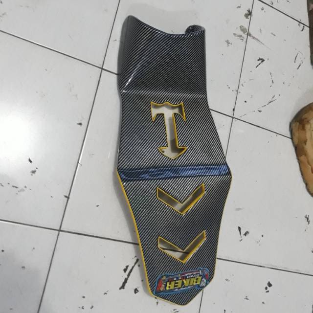 Jok slim vixion nvl luvang motif biker