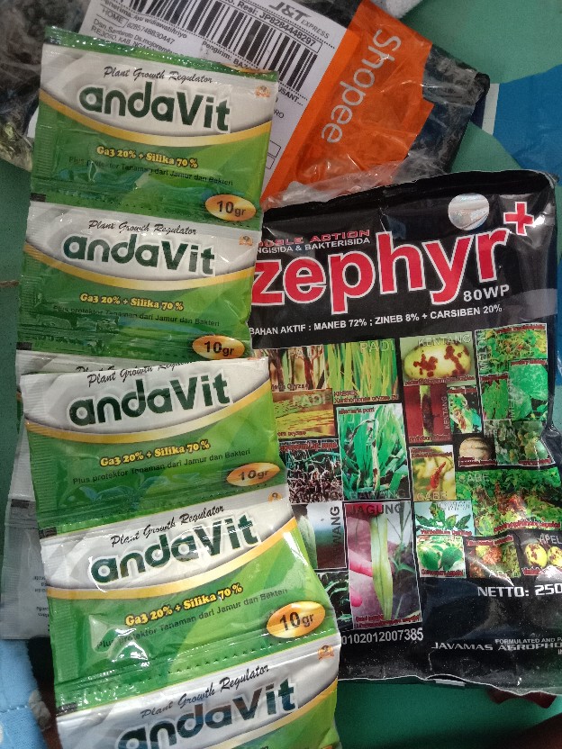 Fungisida Bakterisida Zephyr Pengendali Patek Blas Potong Leher Dobel Bahan Aktif Zepir Sepir